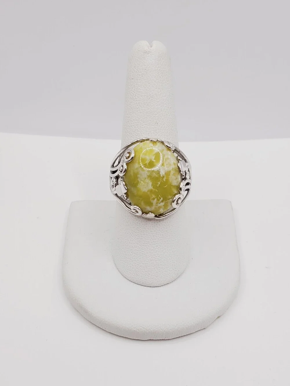 Marble Clover Ring